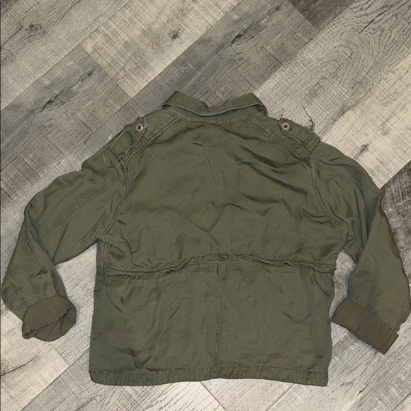 Rails Barclay Linen Blend Button Front Utility Jacket Medium - Picture 7 of 13